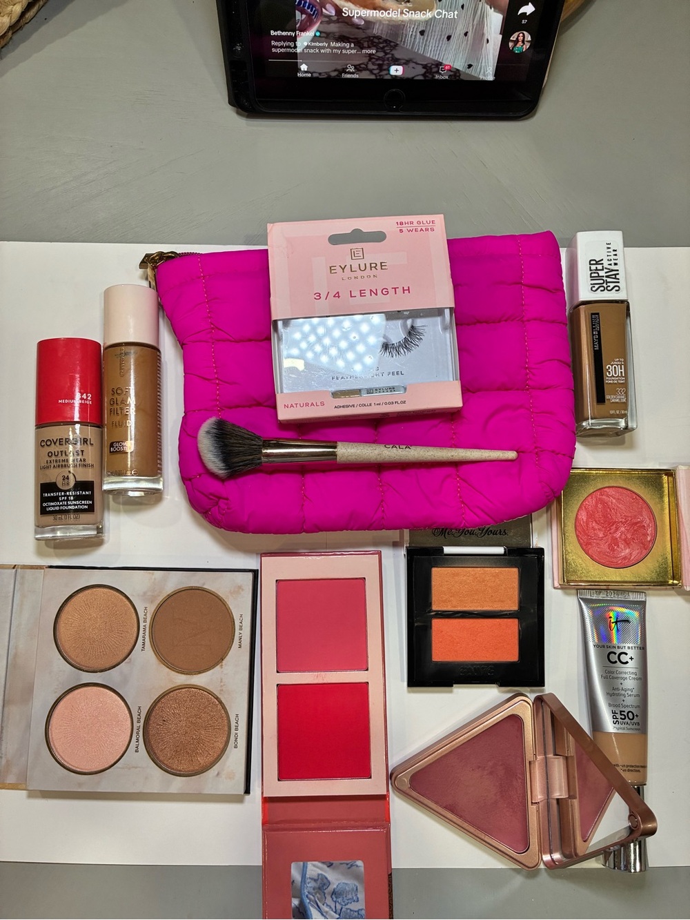 Makeup bundle LYS, TARTE, GXVE, NOMAD JUVIAS 12 pieces